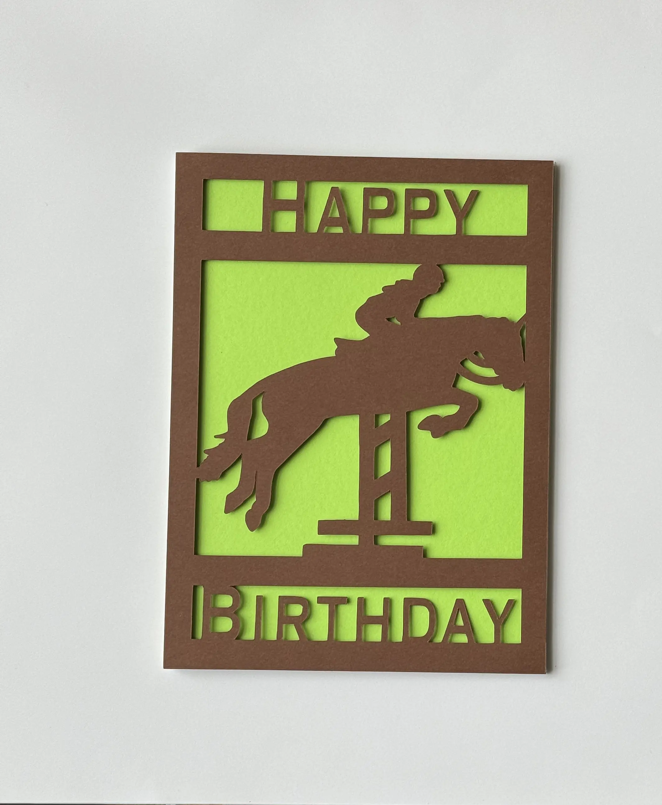 Equestrian Birthday Card