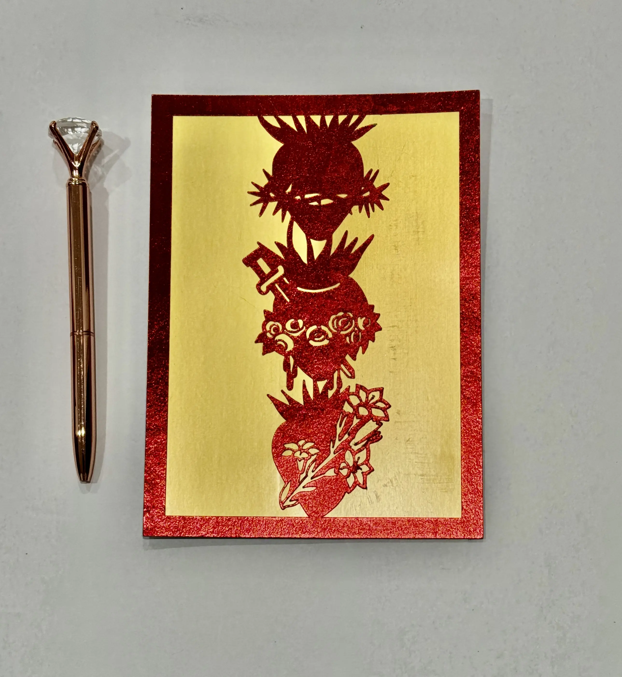 Sacred Hearts Greeting Card