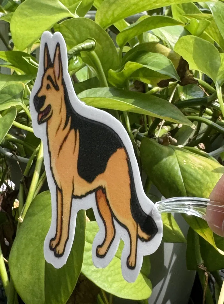 German Shepherd Die-Cut Sticker