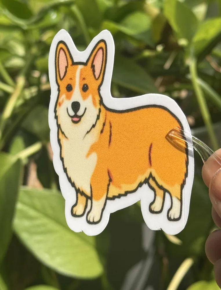 Corgi Die-Cut Sticker