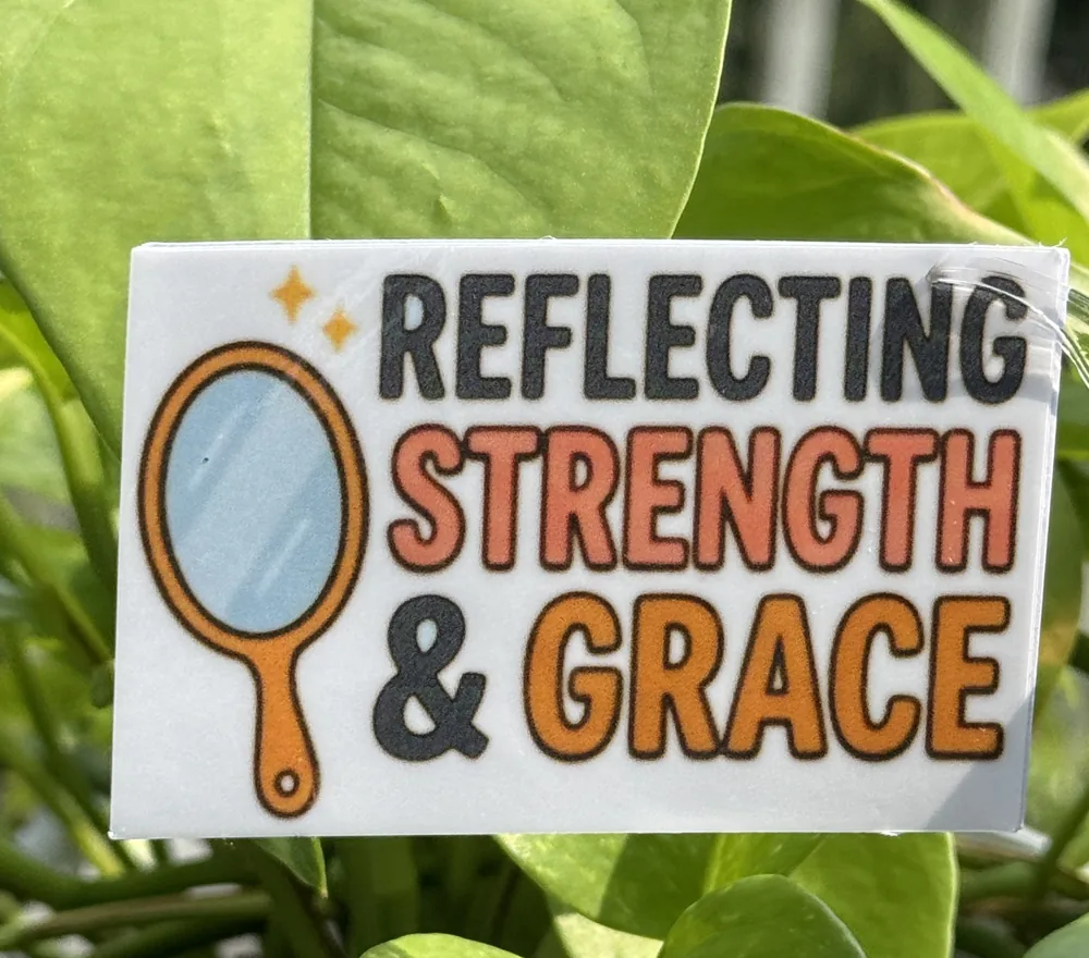 Reflecting Strength & Grace Sticker