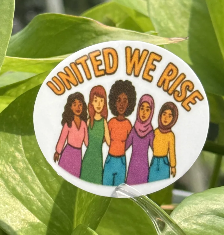United We Rise Sticker