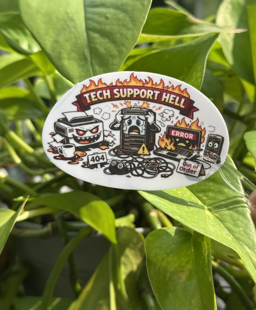 Tech Support Hell Sticker