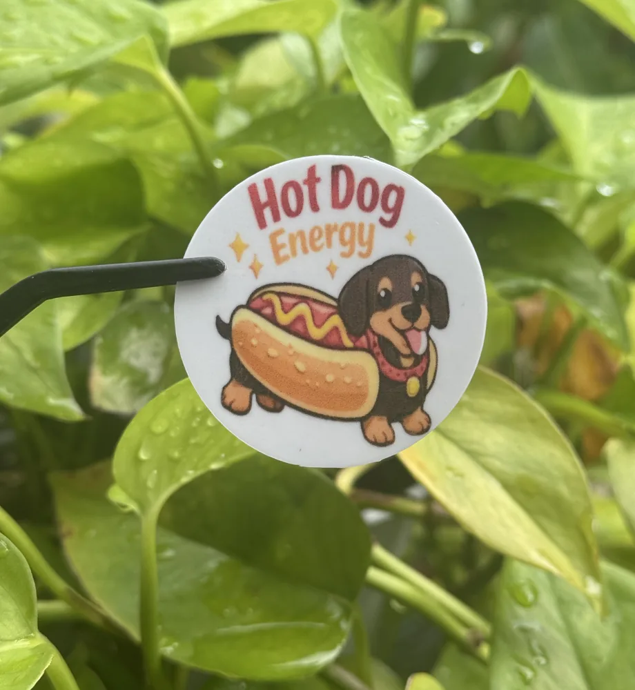 Hot Dog Energy Sticker