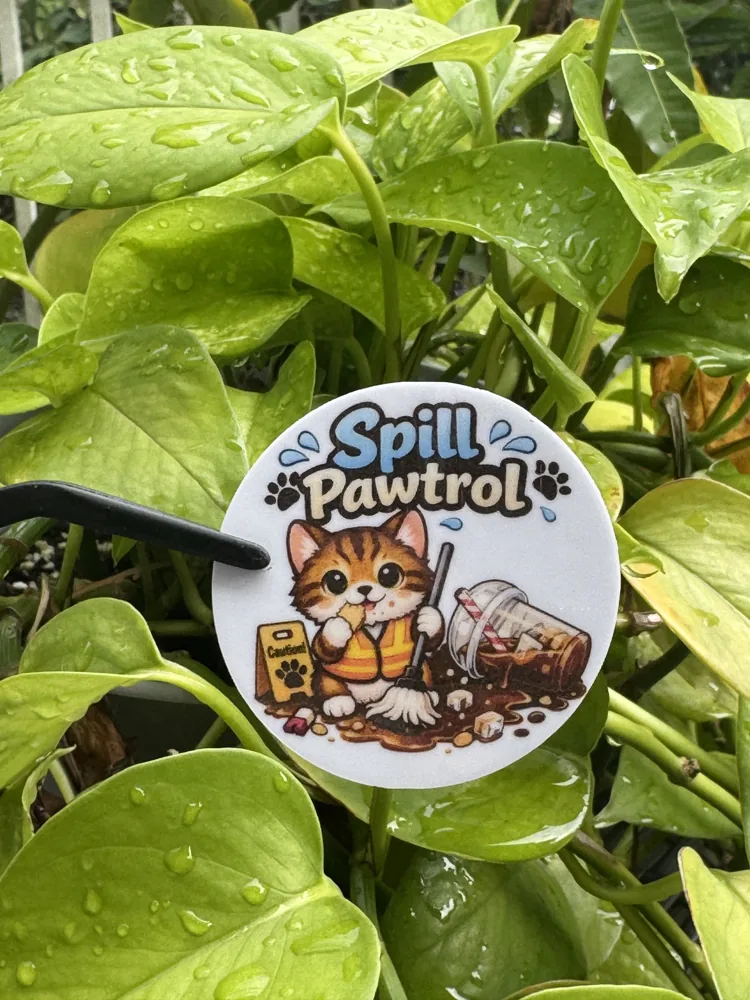 Spill Pawtrol Sticker